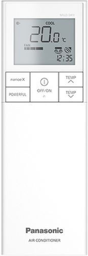 Panasonic Etherea nanoe X Κλιματιστικό Inverter 12000 BTU A+++/A+++ με WiFi Graphite Grey