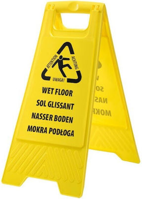 Portwest Sign Slippery Floor 30x61cm. HV20