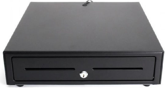 ICS 410D & RJ Cash Drawer with 8 Coin Slots and 4 Slots for Bills 40.5x41.5x10cm