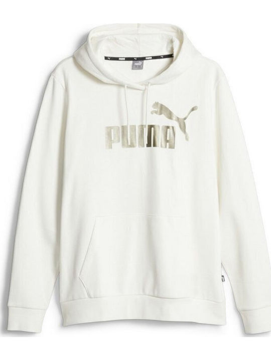 Logo Women's Sweatshirt Hooded White