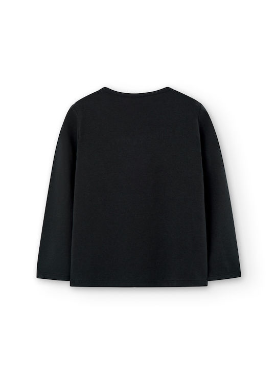 Boboli Kids Blouse Long Sleeve Black