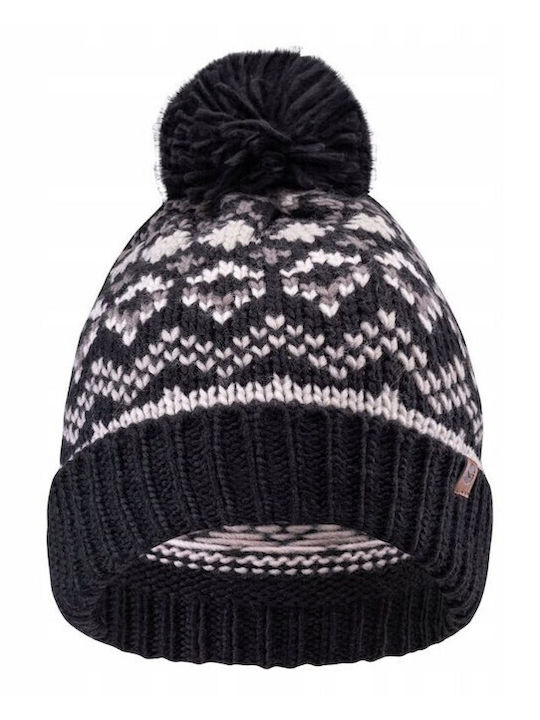 Pom Pom Beanie Unisex Beanie Knitted in White color