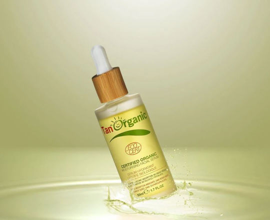 TanOrganic Moisturizing Self Tanning Drops Προσώπου Light 50ml