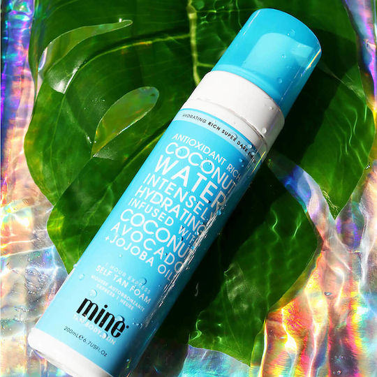 MineTan BodySkin Coconut Water Self Tanning Mousse Σώματος Dark 200ml