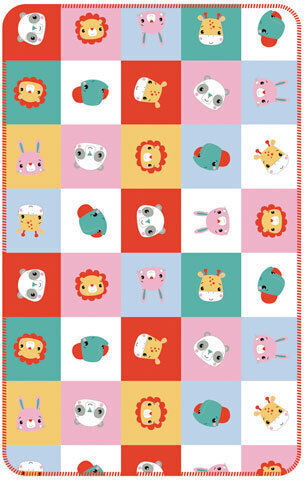 Fisher Price Pătură Pătuț Animals 95x150 cm