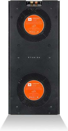 JBL Studio 6 88LCR Επιτοίχιο Ηχείο 120W (Τεμάχιο) Μαύρο