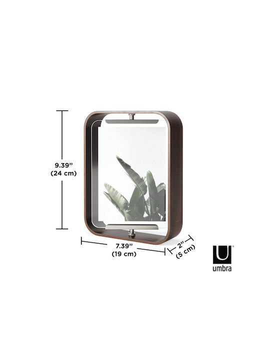 Umbra Wooden Photo Frame With Brown Frame