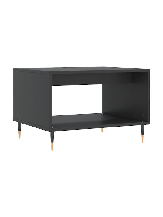 Rectangular Side Table Black L60xW50xH40cm