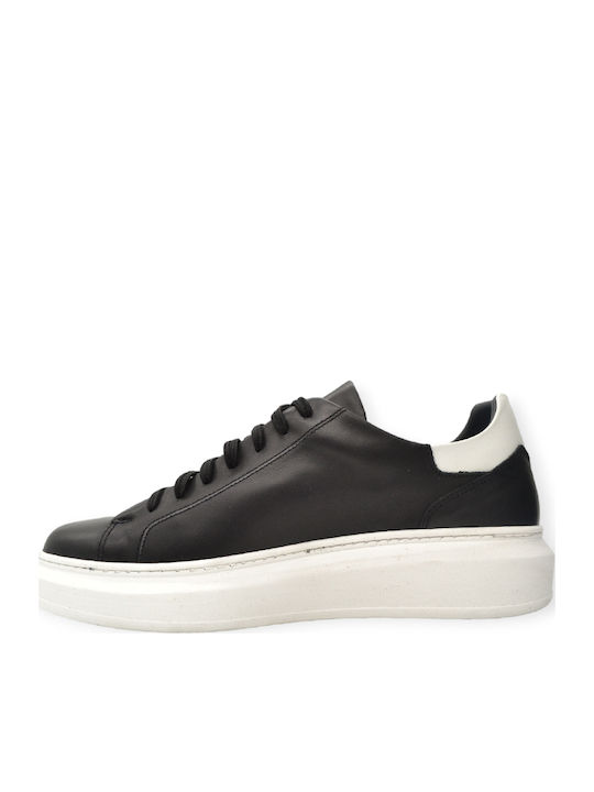 Leder Herren Freizeitschuhe Schwarz