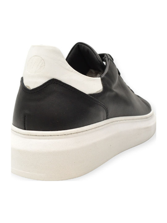 Leder Herren Freizeitschuhe Schwarz