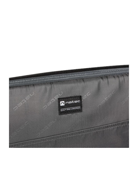 Natec Boxer Lite Τσάντα Ώμου / Χειρός 15.6" Μαύρη