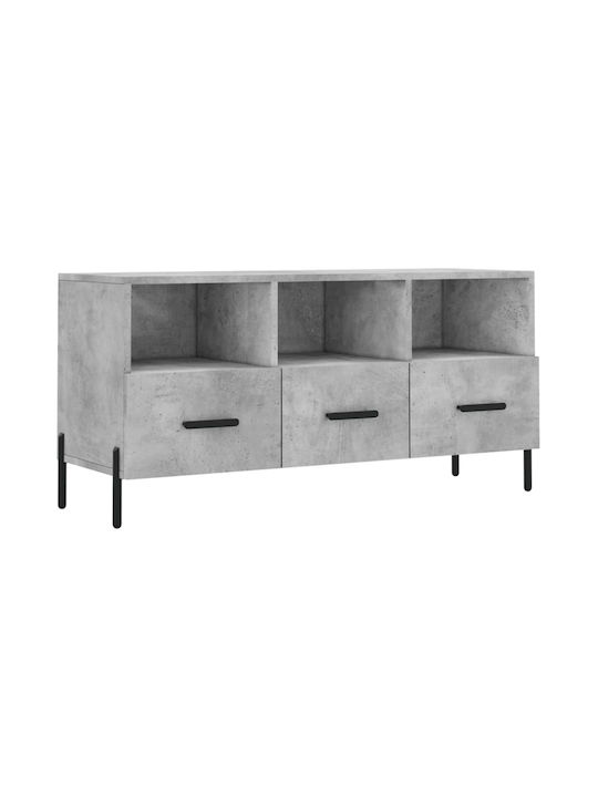 Έπιπλο Τηλεόρασης Γκρι Μ102xΠ36xΥ50cm