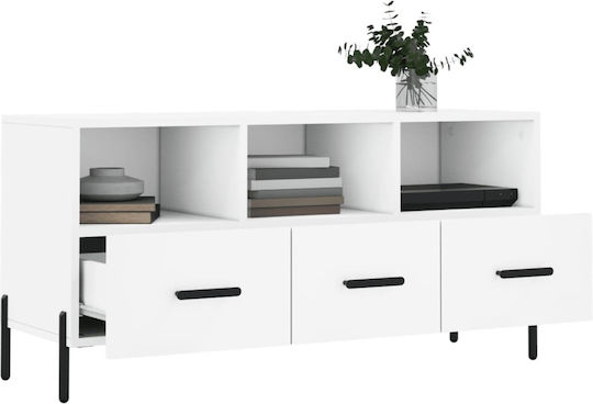 Stand TV Alb L102xA36xÎ50cm