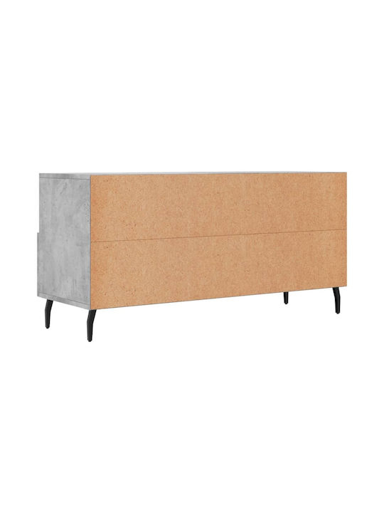 Έπιπλο Τηλεόρασης Γκρι Μ102xΠ36xΥ50cm
