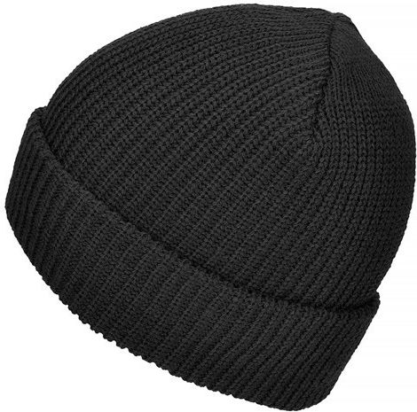 Knitted Beanie Cap Black