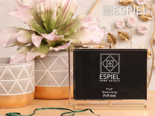 Espiel Metallischer Bilderrahmen Gold 18 x 13 cm 2 Stück