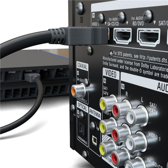 Goobay HDMI 2.0 Premium High Speed 4K 60Hz HDR Kabel HDMI-Stecker - HDMI-Stecker 15m Schwarz