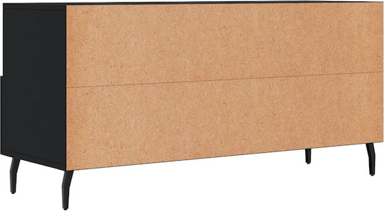 Έπιπλο Τηλεόρασης Μαύρο Μ102xΠ36xΥ50cm