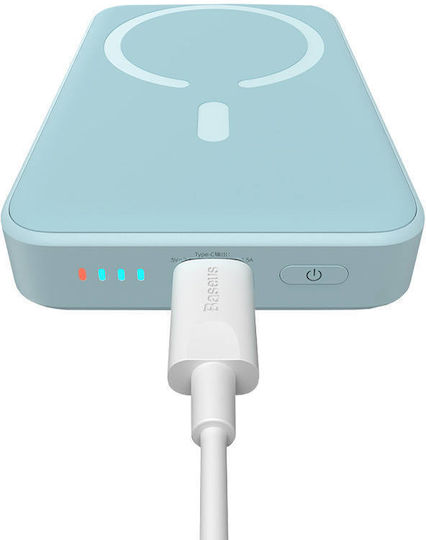 Baseus Mini Power Bank 10000mAh 20W с USB-C порт Power Delivery Син