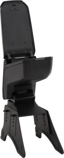 vidaXL Car Leather Armrest Universal Black