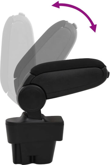 vidaXL Car Armrest for Volkswagen CC Black