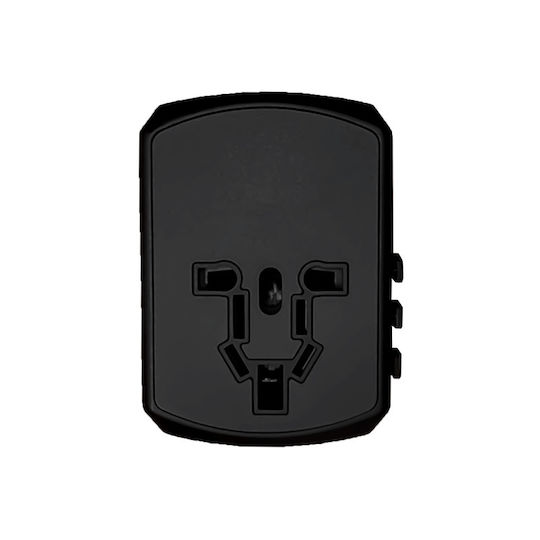Xoopar Φορτιστής Χωρίς Καλώδιο με 3 Θύρες USB-A και Θύρα USB-C 15W Μαύρος (Tripper)