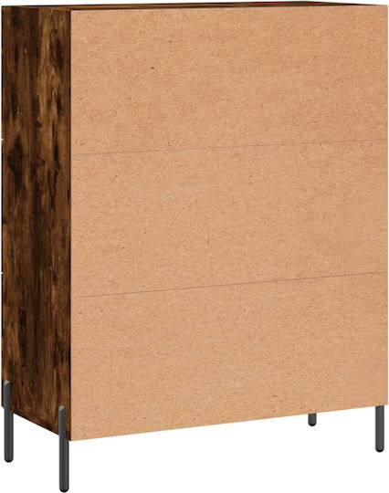 Wooden Chest of Drawers with 3 Drawers 69.5x34x90cm