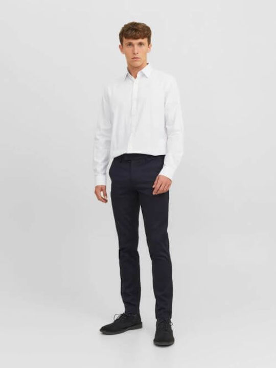 Long-sleeved Cotton Shirt White