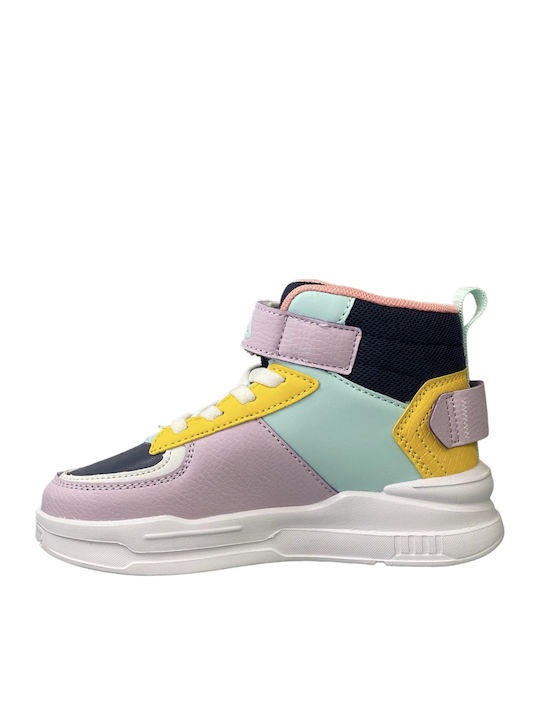 Memory Ayo 2 Kids Sneakers High with Scratch Pink