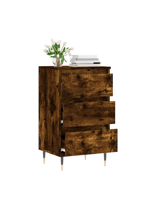Wooden Chest of Drawers with 3 Drawers 40x35x70cm