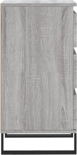 Wooden Bedroom Chest of Drawers with 3 Drawers 40x35x70cm