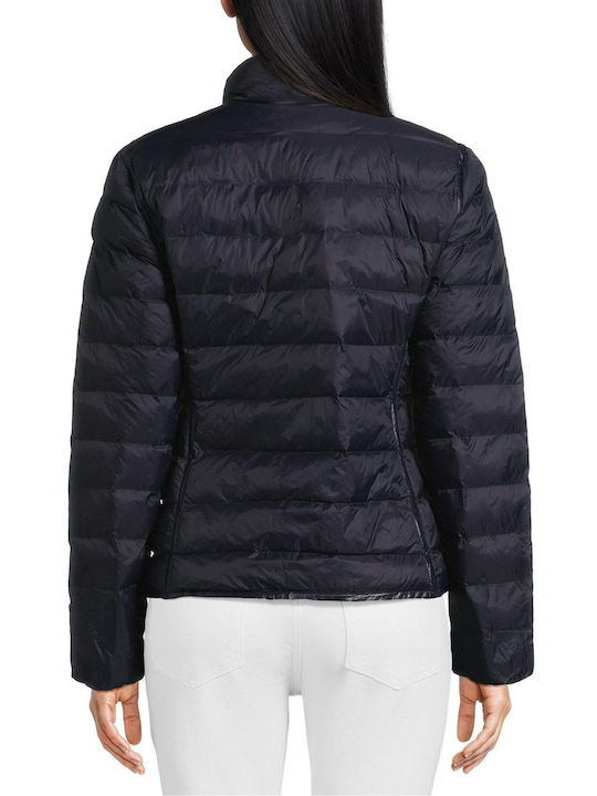 Ralph Lauren Kurz Damen Puffer Jacke Wasserdicht Blau