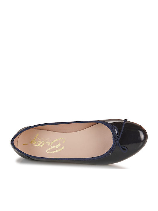 Vrola Damen Ballerinas Marineblau
