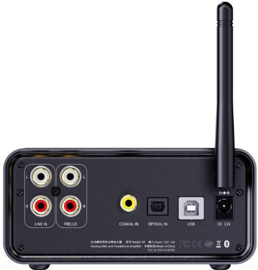 Fiio K7BT Portable Digital Headphone Amplifier 2 Channels with DAC and USB