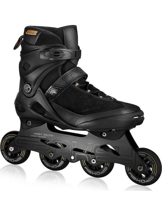 Spokey Prime Pro Inline Rollers Μαύρα Ενηλίκων