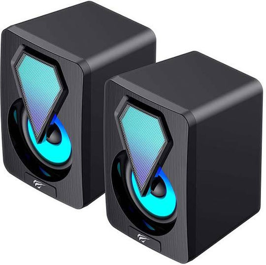 Havit SK210 Mini 2.0 Speakers with RGB 3W Black