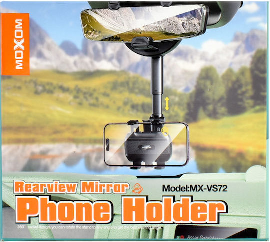 Moxom Car Mobile Mount with Adjustable Hooks Black