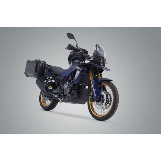 SW-Motech Trax Adv Σετ Πλαϊνές Βαλίτσες Μοτοσυκλέτας Αλουμινίου 45lt σε Μαύρο Χρώμα