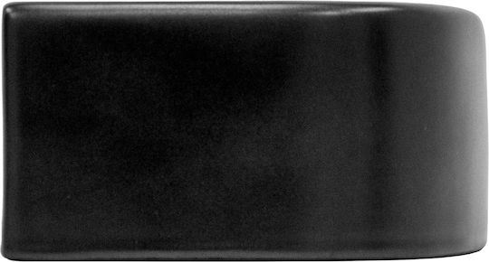 ML-Design Επικαθήμενος Νιπτήρας Κεραμικός 33.5x25.5x13cm Μαύρος