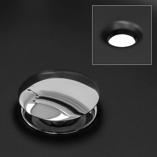 ML-Design Επικαθήμενος Νιπτήρας Κεραμικός 51x40.5x13.5cm Μαύρος