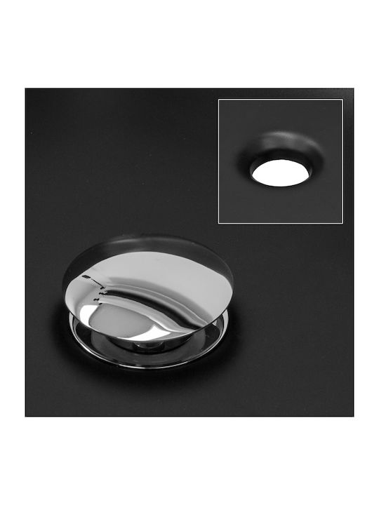 ML-Design Countertop Sink Ceramic 51x40.5x13.5cm Black