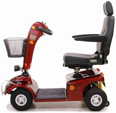 Shoprider Vitorius Scaun Cu Rotile Scooter Scaun Cu Rotile Electric Negru / Roșu 0811144 Roșu