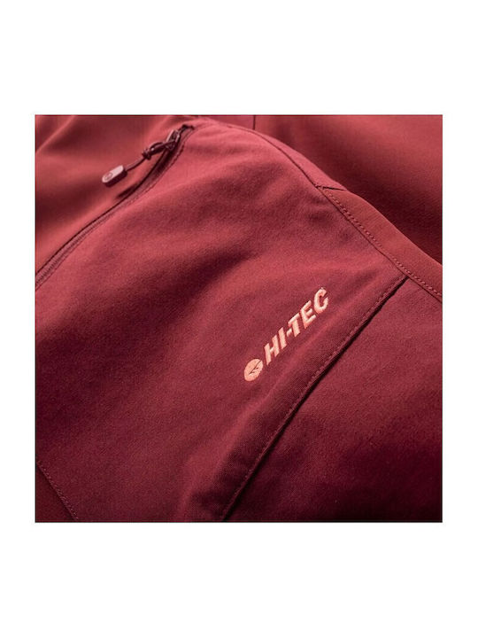 Damen Stoff Hose Rot
