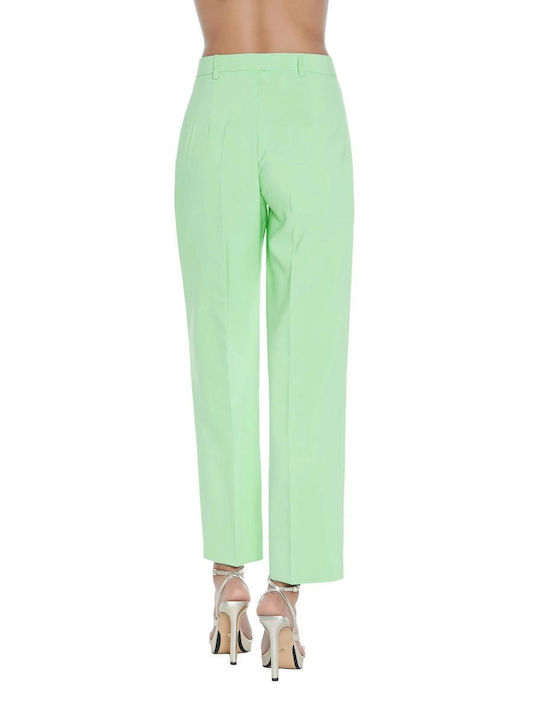 Relish Women's Fabric Trousers Green