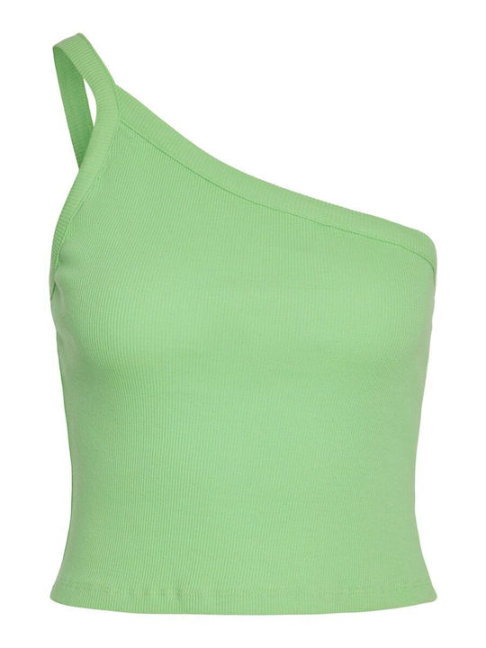 Noisy May pentru Femei de Vară Crop Top din Bumbac fără Mâneci Verde