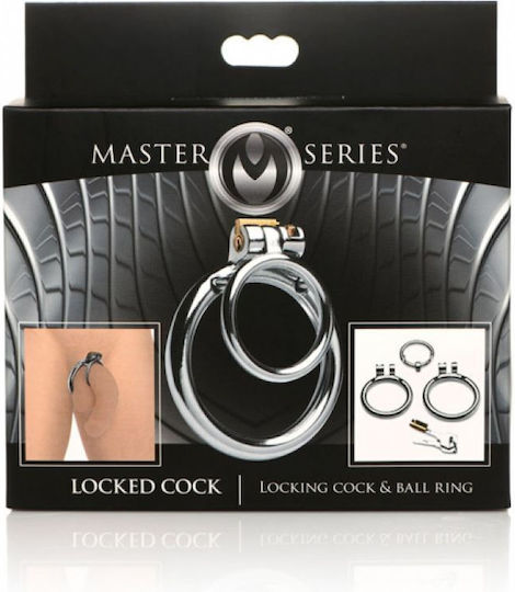 XR COCKRING Δαχτυλίδι Πέους & Όρχεων Μεταλλικό Ασημί