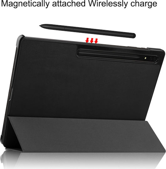 Techsuit FoldPro Klappdeckel Schwarze (Galaxy Tab S8 Ultra)
