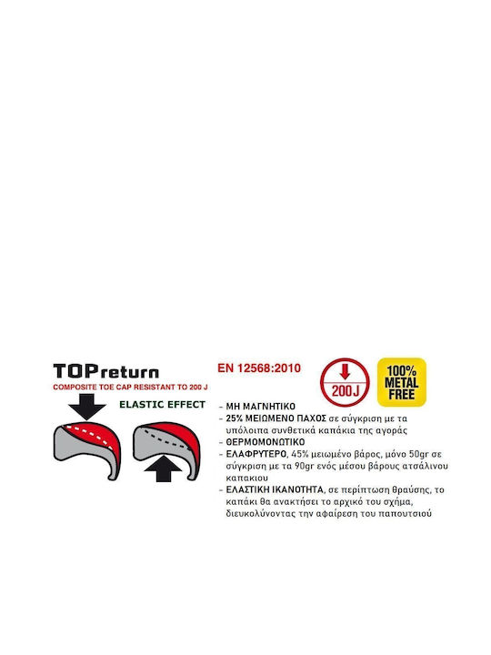Cofra Electrical Αδιάβροχο Μποτάκι Ασφαλείας Μαύρο SB με Πιστοποίηση P, CI, FO , HI, HRO, (M), SRC,WRU