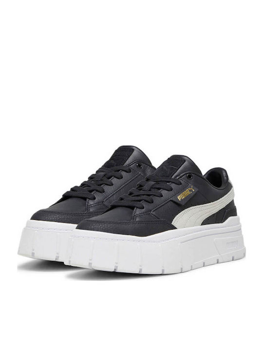 PUMA Mayze Stack Flatforms Sneakers Schwarze PUMA Mayze Stack Flatforms Sneakers Schwarze
