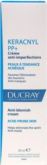 Ducray Keracnyl PP 24ωρη Κρέμα Προσώπου κατά των Ατελειών & της Ακμής 30ml
